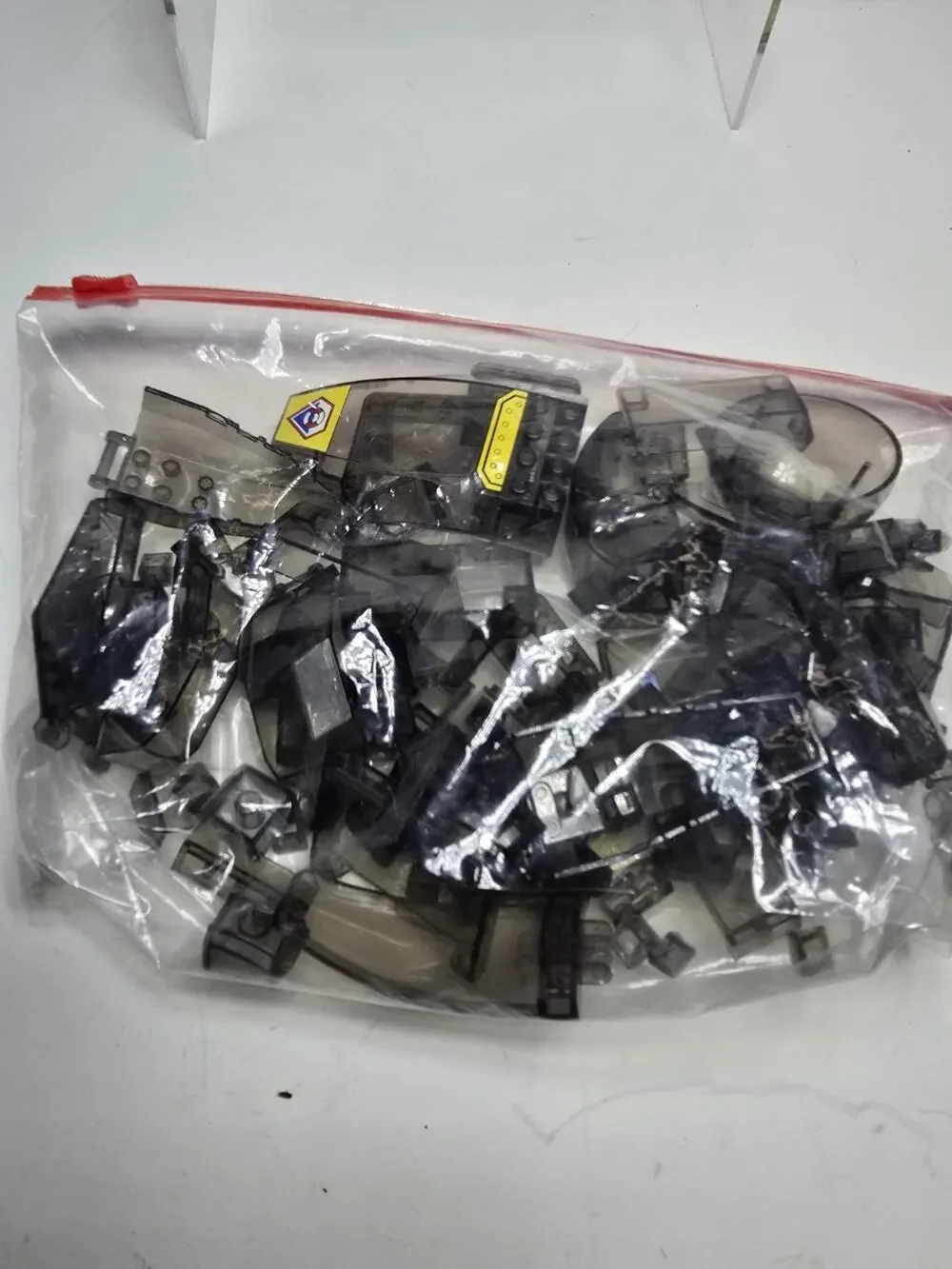 LEGO classic space Clear black PARTS LOT transparent